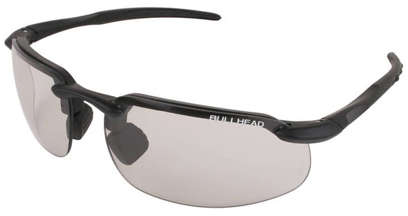 Bullhead Swordfish Safety Glasses with Matte Black Frame and Photochromic Smoke Lens BH10613
