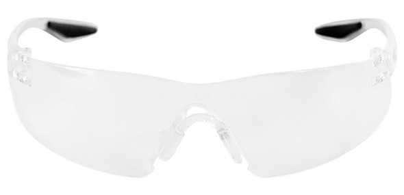 Bullhead Discus Safety Glasses with Clear Lens BH2811 - Front View