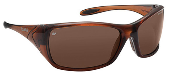 Bolle Voodoo Safety Sunglasses with Brown Frame and Brown Polarized Lens