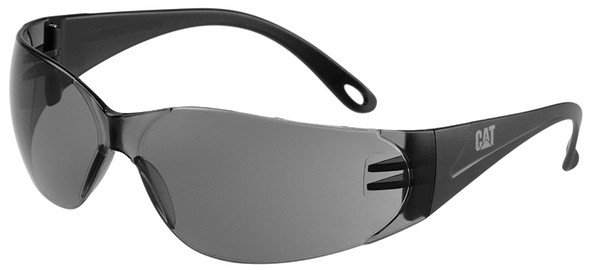 CAT Jet Safety Glasses with Black Frame and Smoke Lens JET-104