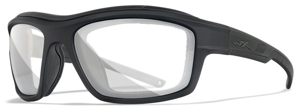Wiley X Ozone Safety Glasses with Black Foam-Padded Frame and Clear Lens CCOZN03