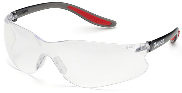 Elvex Xenon Safety Glasses with Clear Anti-Fog Lens SG-14C-AF