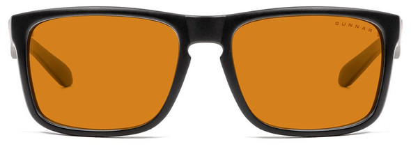 Gunnar Intercept Computer Glasses with Onyx Frame and Amber Max Lens - Front
