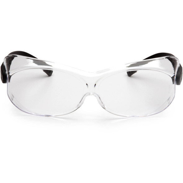 Pyramex OTS XL S7510SJ Over-Prescription Safety Glasses with Large Clear Lens Front View
