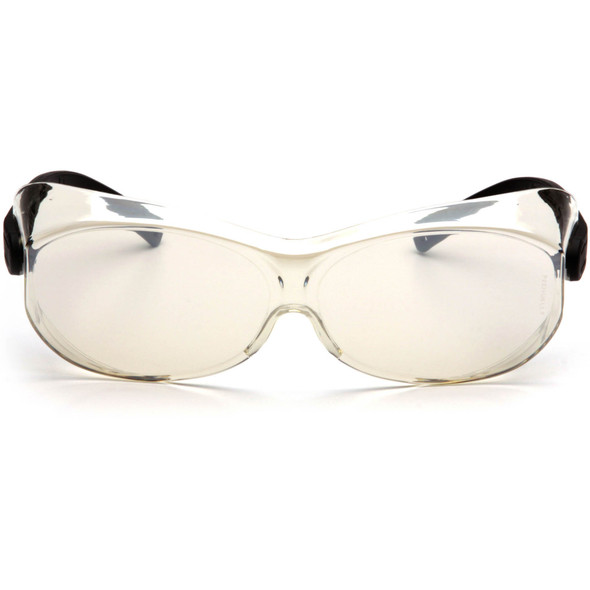 Pyramex OTS XL S7580SJ Over-Prescription Safety Glasses with Large Indoor/Outdoor Lens Front View