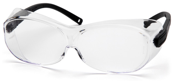 Pyramex OTS XL Over-Prescription Safety Glasses with Large Clear Anti-Fog Lens S7510STJ