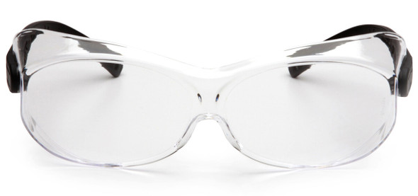 Pyramex OTS XL S7510STJ Over-Prescription Safety Glasses with Large Clear Anti-Fog Lens - Front View