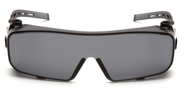 Pyramex Cappture S9920ST Safety Glasses with H2X Gray Anti-Fog Lens - Front