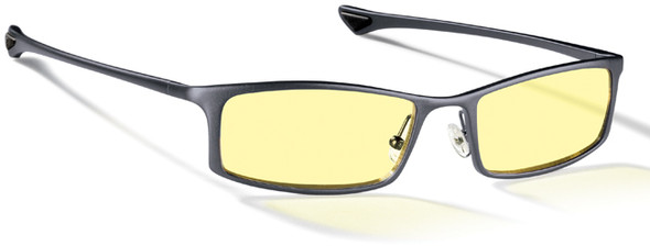 Gunnar Phenom Computer Glasses with Graphite Frame and Amber Lens