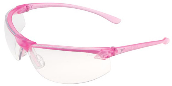 Encon Veratti LS7 Safety Glasses with Pink Frame and Clear Lens 9205804