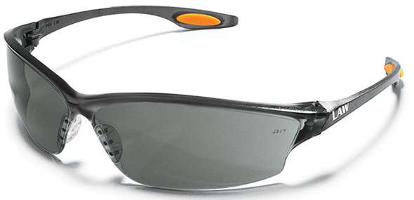 Crews Law 2 Safety Glasses with Gray Lens