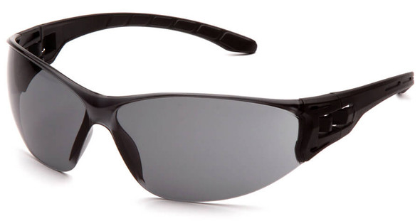 Pyramex Trulock Dielectric Safety Glasses with Black Temples and Gray Anti-Fog Lens SB9520ST