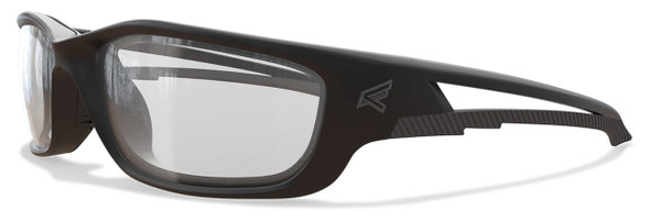Edge Kazbek XL Safety Glasses Black Frame Clear Lens SK-XL111
