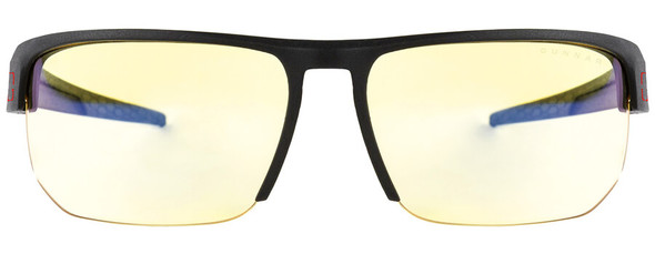 Gunnar Torpedo Computer Glasses with Onyx Frame and Amber Lens - Front