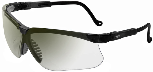 Uvex Genesis Safety Glasses with Black Frame and Ref50 Lens S3204