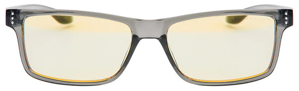 Gunnar Vertex Computer Glasses with Smoke Frame and Amber Lens - Front