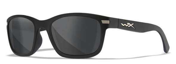 Wiley X Helix Safety Sunglasses with Matte Black Frame and Smoke Grey Lens AC6HLX01