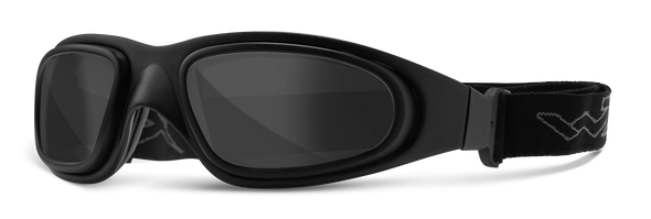 Wiley X SG-1 Ballistic Sunglasses Matte Black Frame Anti-Fog Smoke & Clear Lenses
